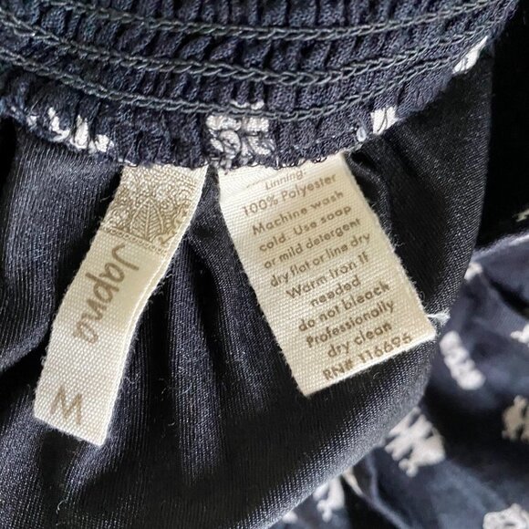 Japna Black and White Lined Mini Skirt With Pockets Medium - Picture 6 of 7